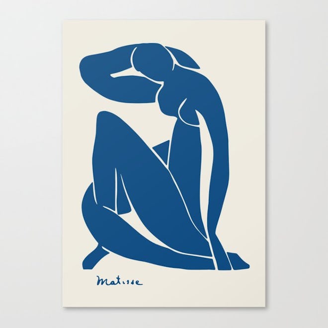 Henri Matisse - Blue Nude II, 1952 (Color of the Year 2020) Canvas Print