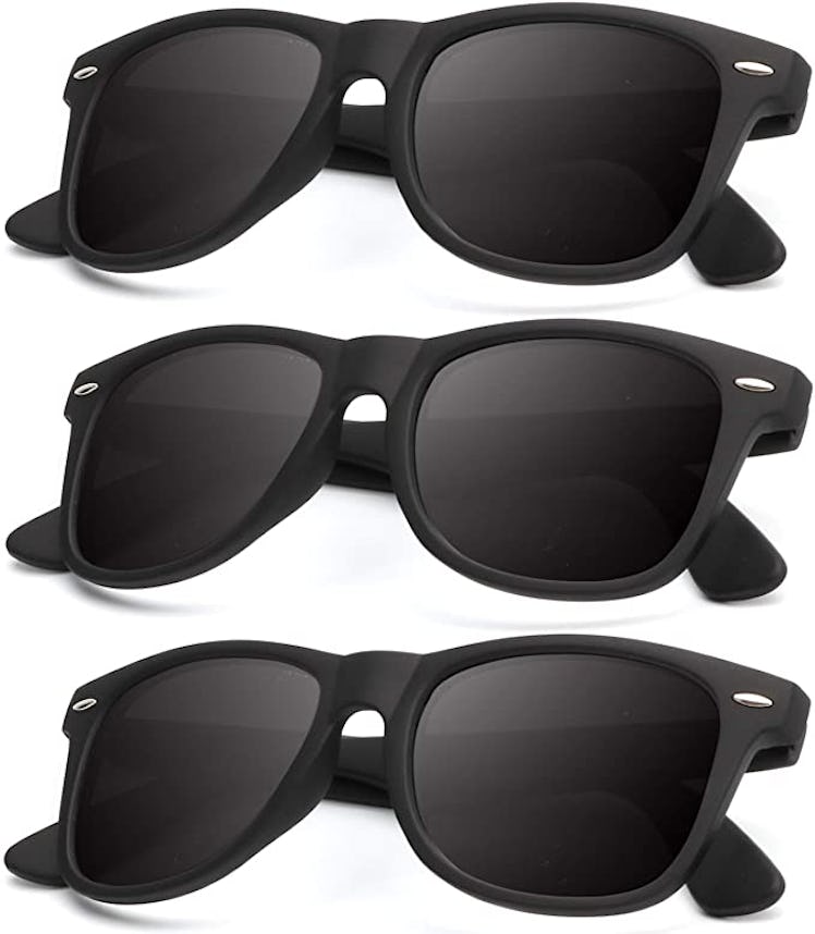 KALIYADI Matte Finish Polarized Sunglasses (3-Pack)