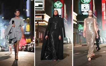 Liya Kebede, Naomi Campbell, and Carolyn Murphy