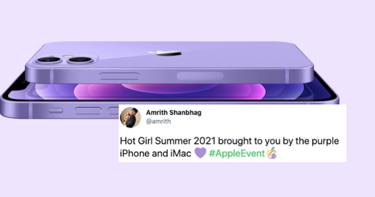 These Tweets & Memes About The Purple iPhone 12 Are ...