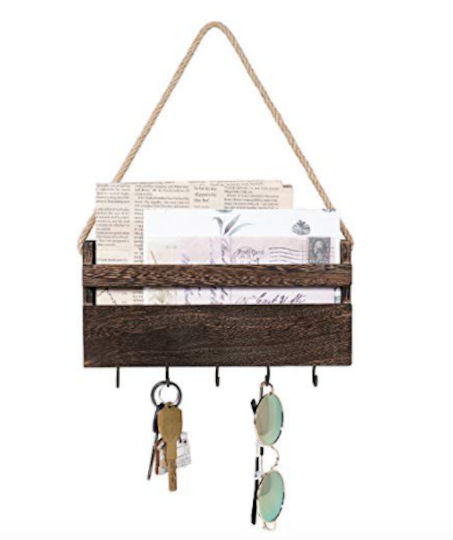 Rustic Key Holder Mail Organizer 