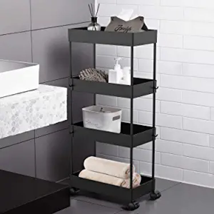 AOJIA 4-Tier Slide Out Storage Cart