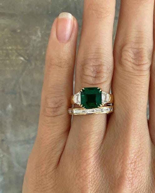 Caroline Vreeland engagement ring.