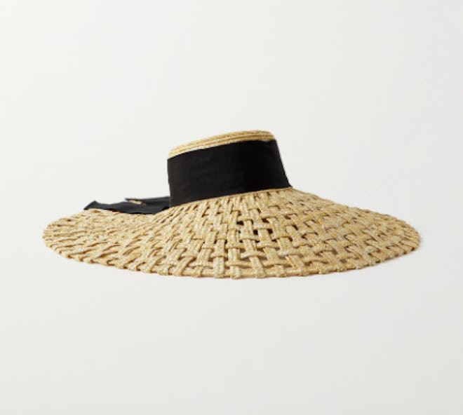 Eugenia Kim Mirabel grosgrain-trimmed woven straw hat