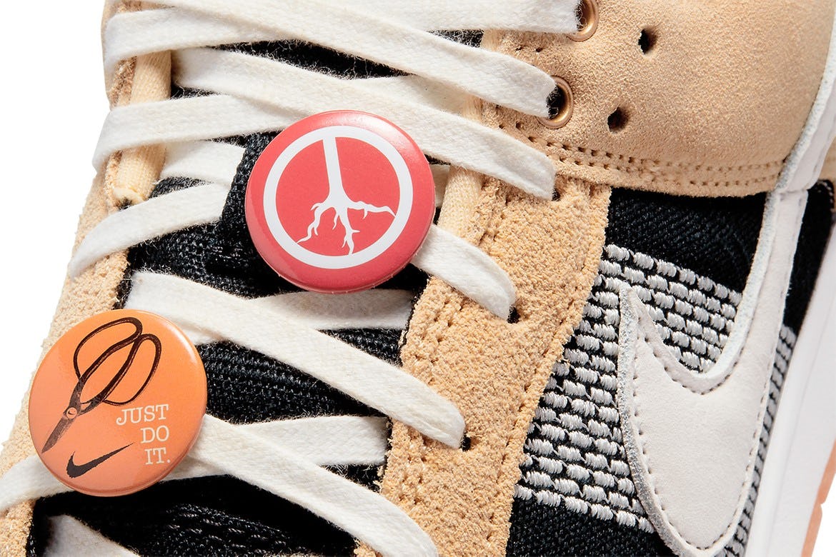 nike dunk low rooted in peace niwashi