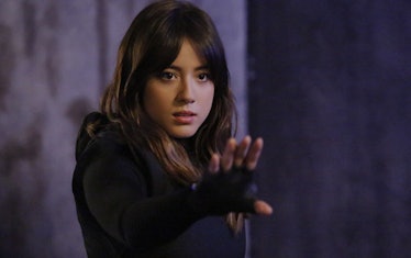 Chloe Bennet as Daisy Johnson/Quake in Agents of S.H.I.E.L.D.