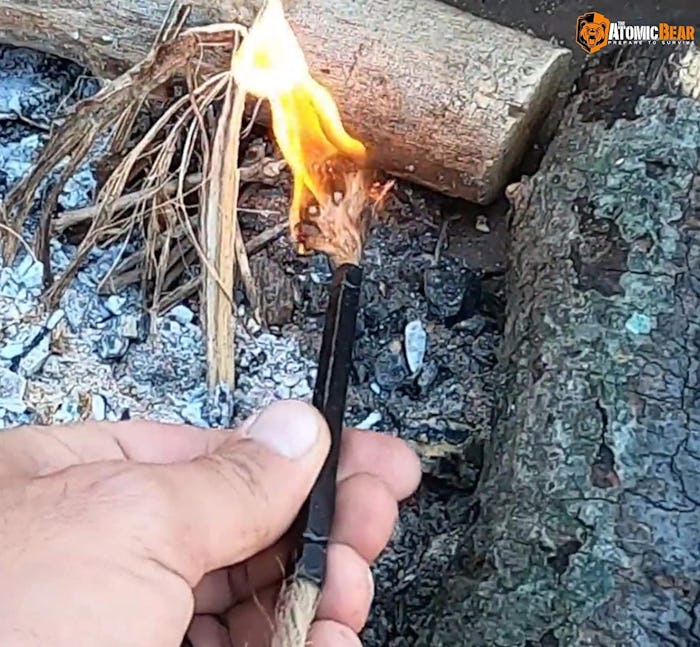 The Atomic Bear Fire Starter Survival Tool