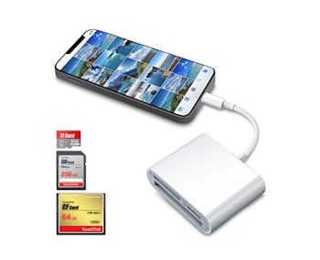 DenicMic SD Card Reader Compatible with iPhone iPad