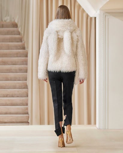 Burberry faux fur clearance jacket