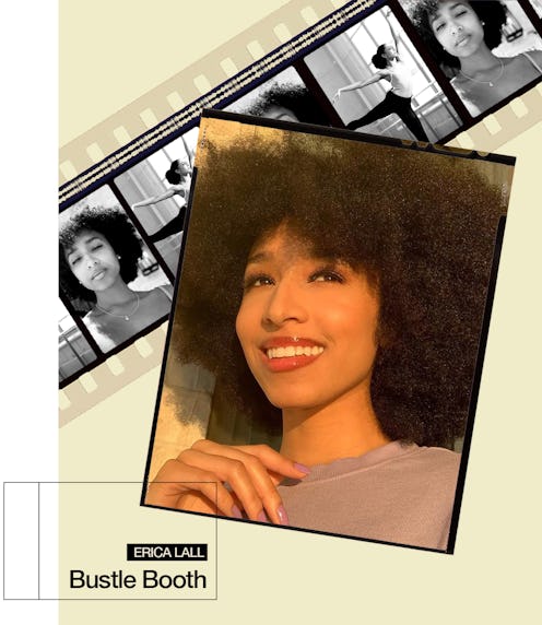 A collage with photos of Erica Lall, a professional ballerina