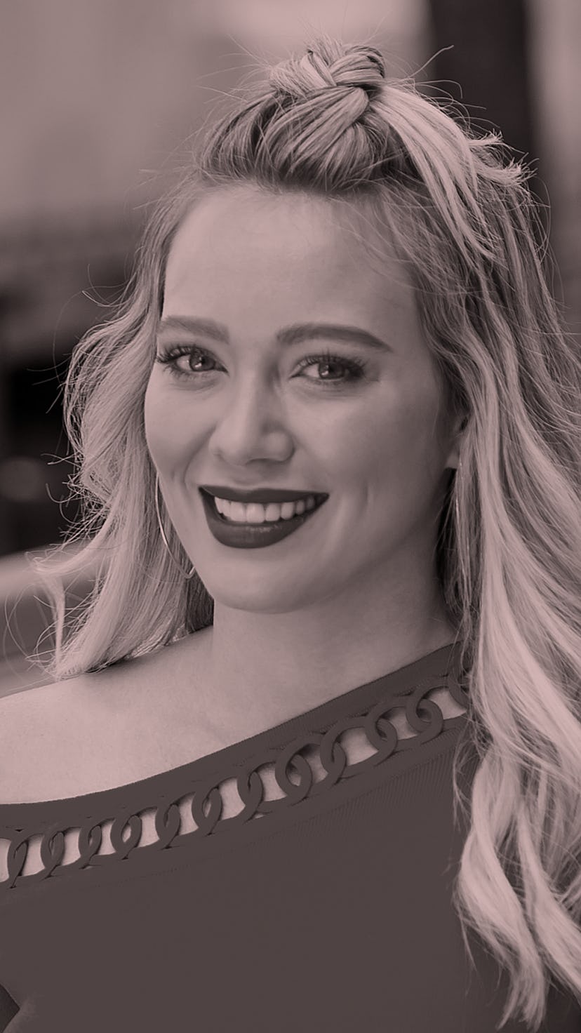 ctress Hilary Duff is seen filming 'Younger' in Union Square on June 12, 2017 in New York City.