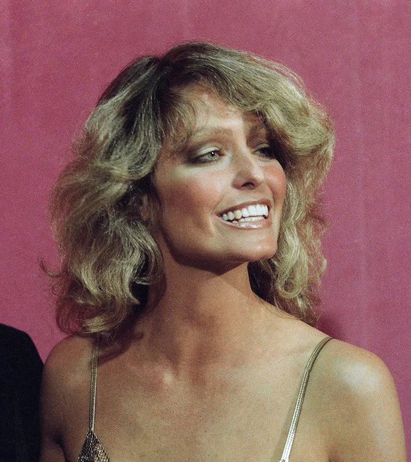 Best Oscars beauty looks: Farrah Fawcett.