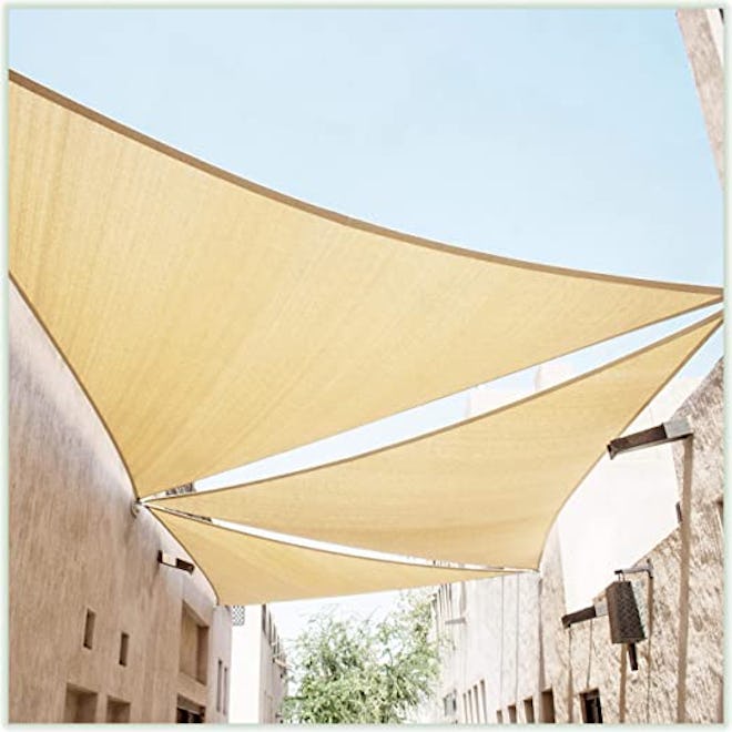 ColourTree Sun Shade Sail Triangle Canopy (14' x 14' x 14')