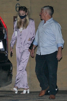 Joe Jonas and wife Sofie Turner enjoy a dinner outing with friends at Nobu in Malibu.  