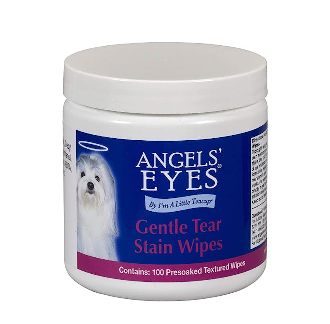 Angels' Eyes Gentle Tear Stain Presoaked and Textured Wipes