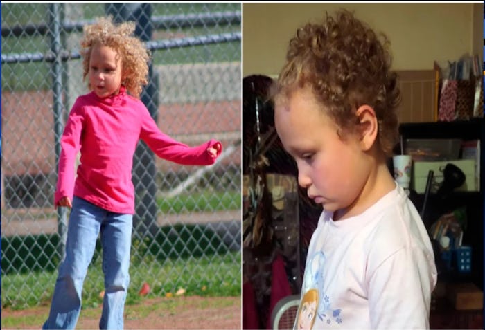 Photos of Jurnee Hoffmeyer show how the 7-year-old looked before and after receiving an allegedly un...
