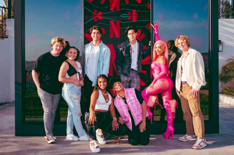 The cast of Netflix's Hype House reality series.