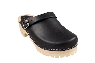 Classic Tractor Sole in Black Leather