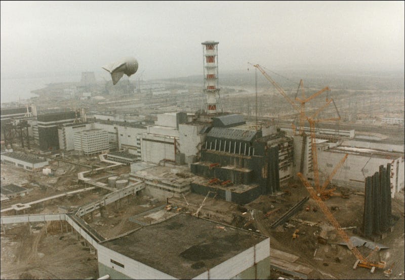 Chernobyl Nuclear Power Plant after the explosion