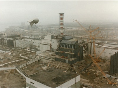 Chernobyl Nuclear Power Plant after the explosion