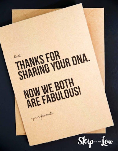 Thanks For Sharing Your DNA