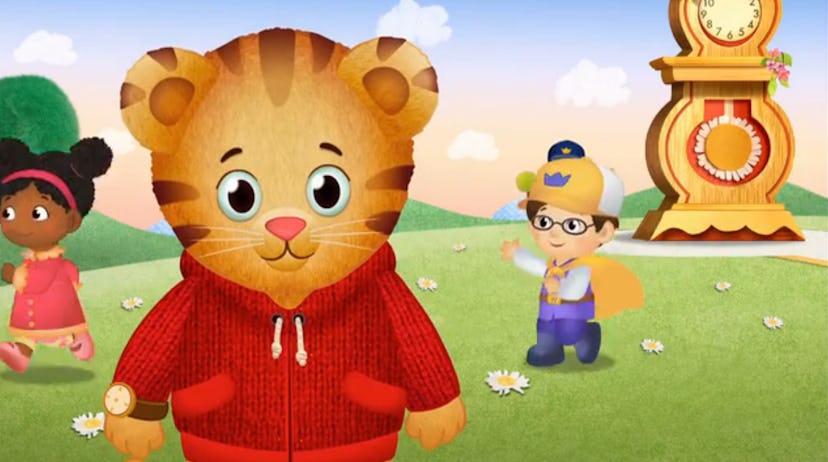 'Daniel Tiger's Neighborhood' is a series based on characters created by Fred Rogers.