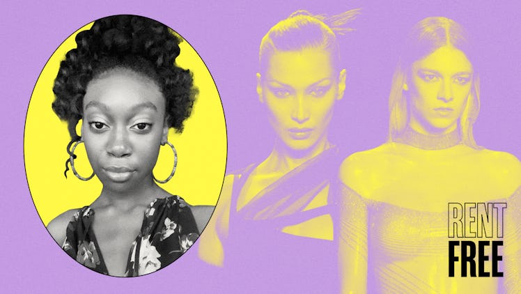 Shahadi Wright Joseph / Bella Hadid and Hunter Schafer in the Mugler 2021 fashion show video that's ...