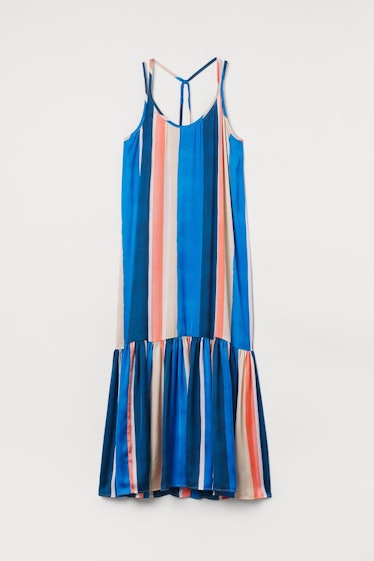 Lacing-Detail Maxi Dress