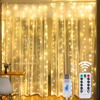 HOME LIGHTING Window Curtain String Lights