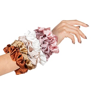 HARLOW Designer Silk Scrunchies 