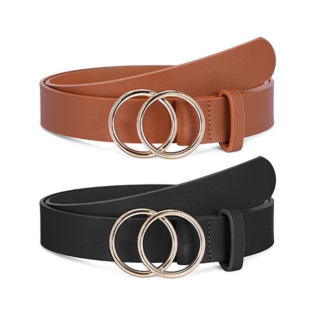 SANSTHS Leather Belts (2-Pack)