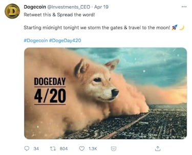 dogecoin dogeday