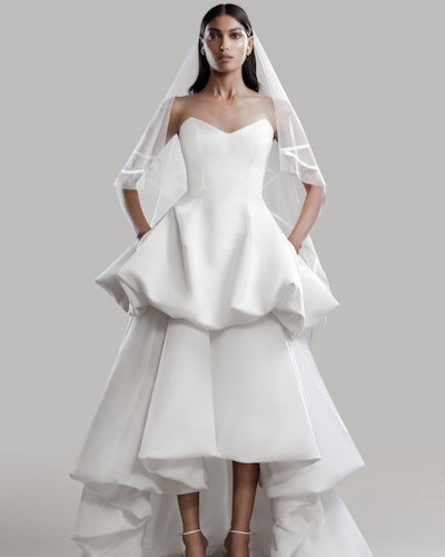 Model wears Prabal Gurung 2022 Bridal Collection.