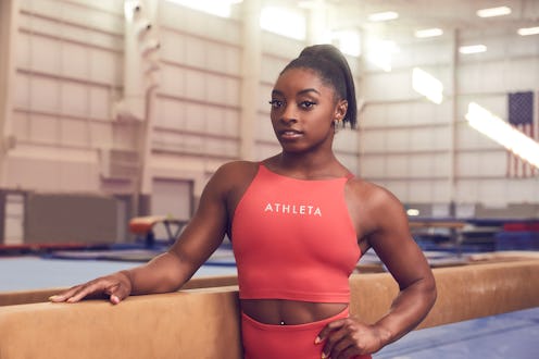 Simone Biles has partnered with Athleta to empower young girls in sports.