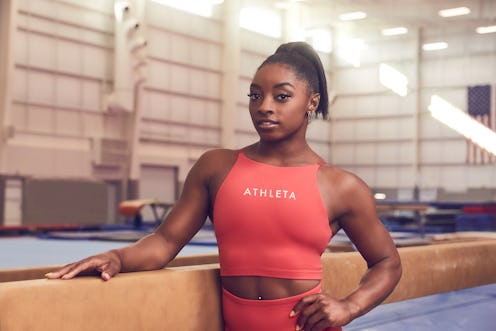 Simone Biles has partnered with Athleta to empower young girls in sports.