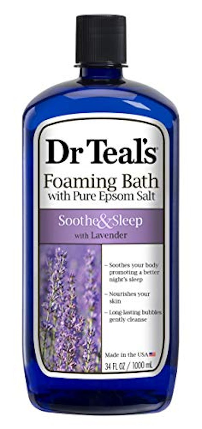 Dr Teal's Foaming Bath with Pure Epsom Salt, Soothe & Sleep with Lavender