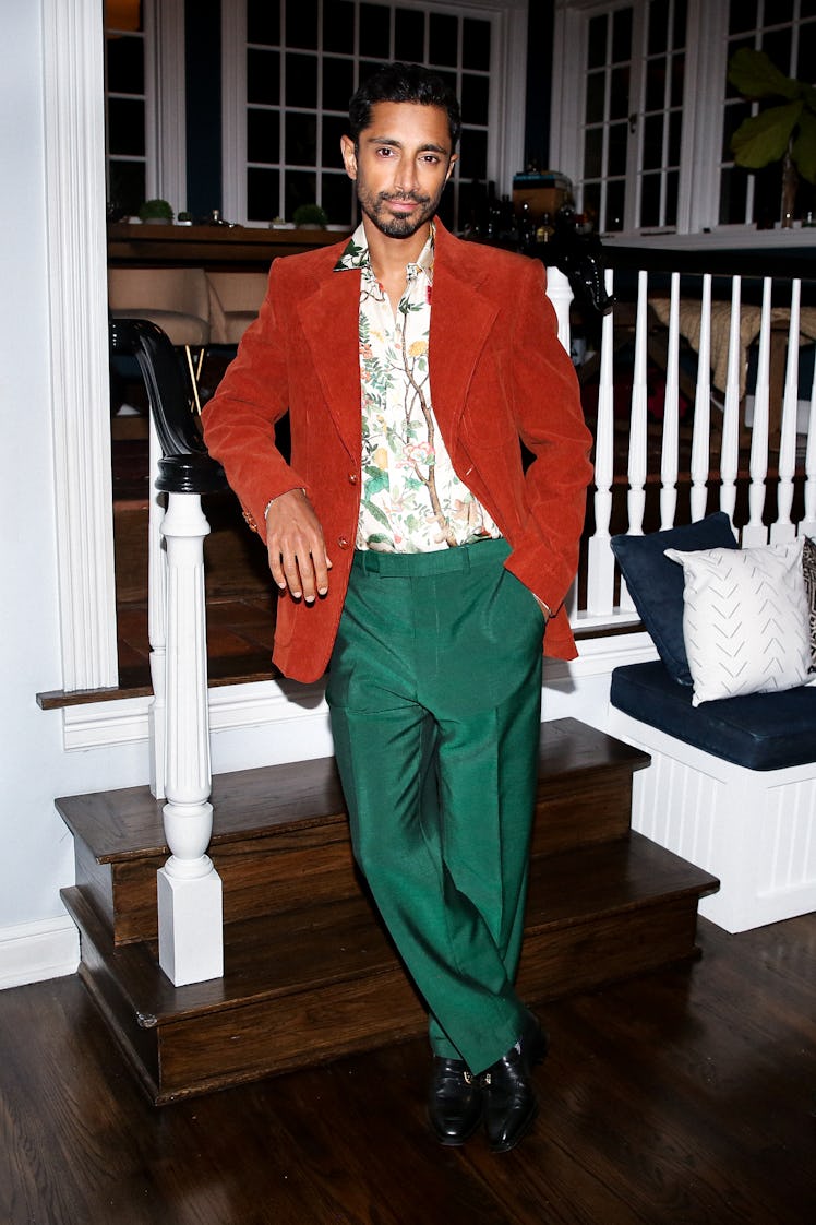 Riz Ahmed in Gucci at the Independent Spirit Awards 2021 red carpet