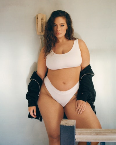 Ashley Graham shot by Renell Medrano for the new Heron Preston for Calvin Klein underwear campaign.