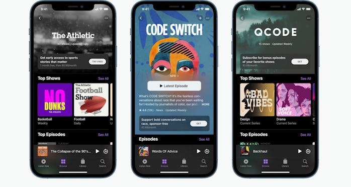 Apple this week announced a redesigned version of its Podcast app along with subscriptions.