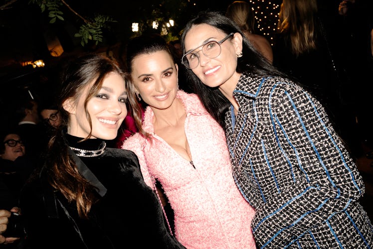 Camila Morrone, Penelope Cruz, and Demi Moore at Chanel’s Pre-Oscars Dinner