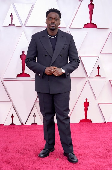 Daniel Kaluuya in a formal suit at the 93rd Annual Academy Awards