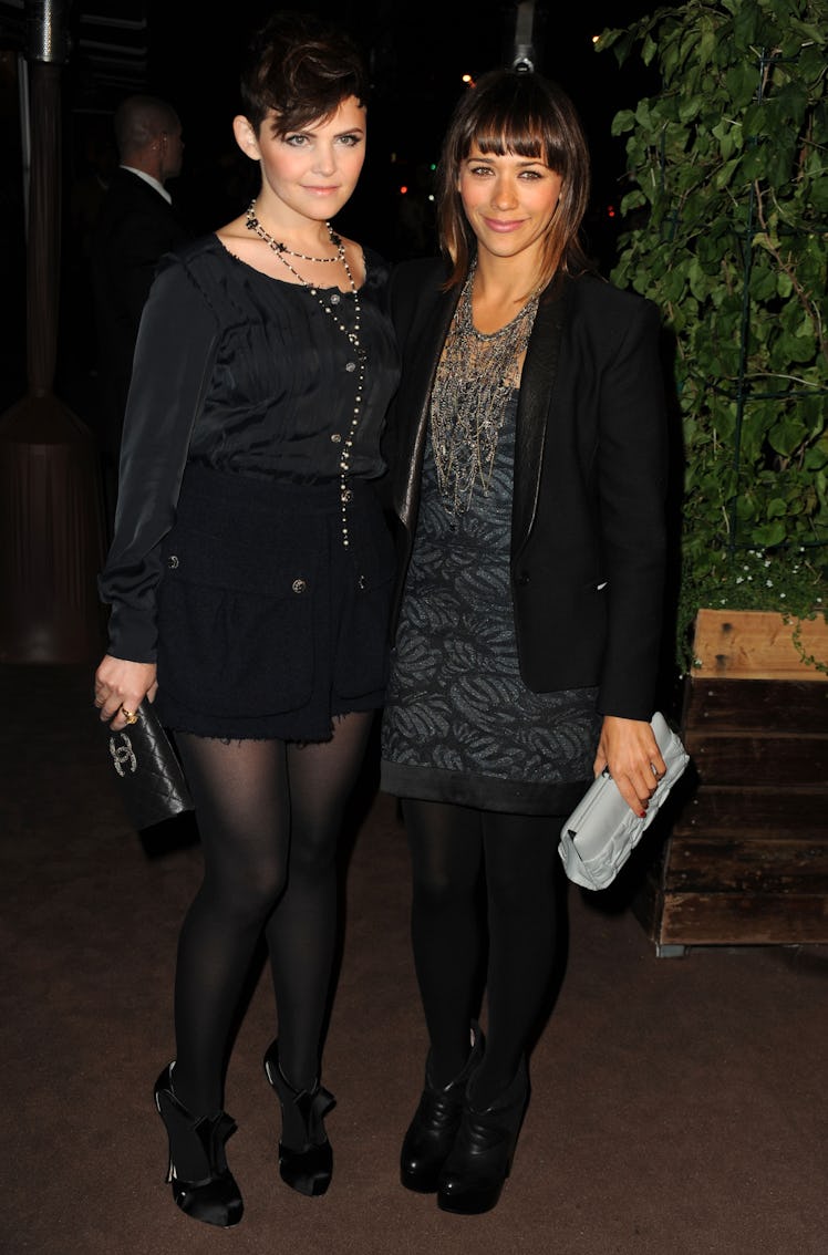 Ginnifer Goodwin and Rashida Jones at Chanel’s Pre-Oscars Dinner