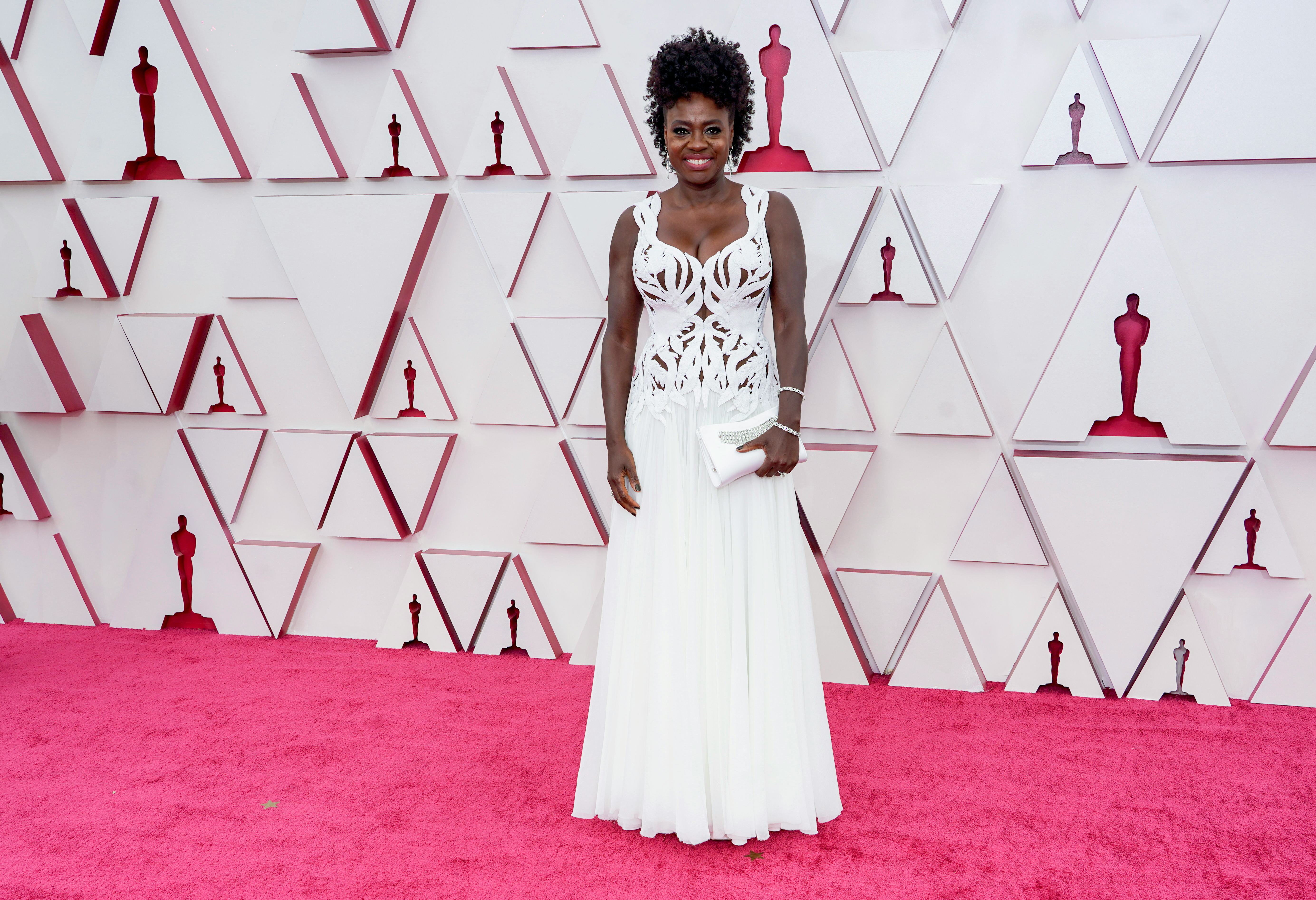 white dress oscars