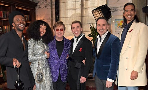 'It's A Sin' cast at Elton John's pre-Oscars party.