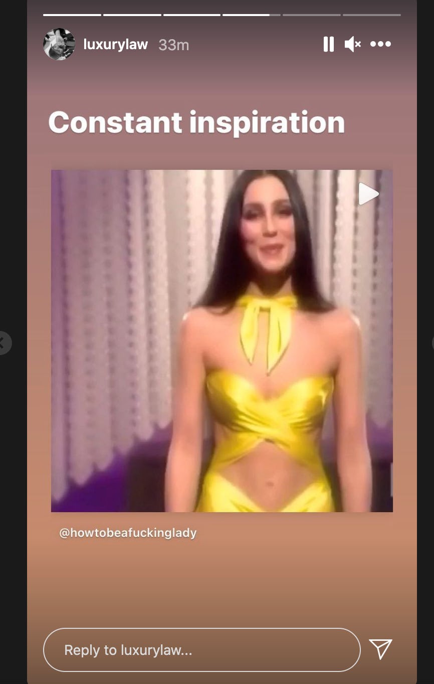 cher yellow dress