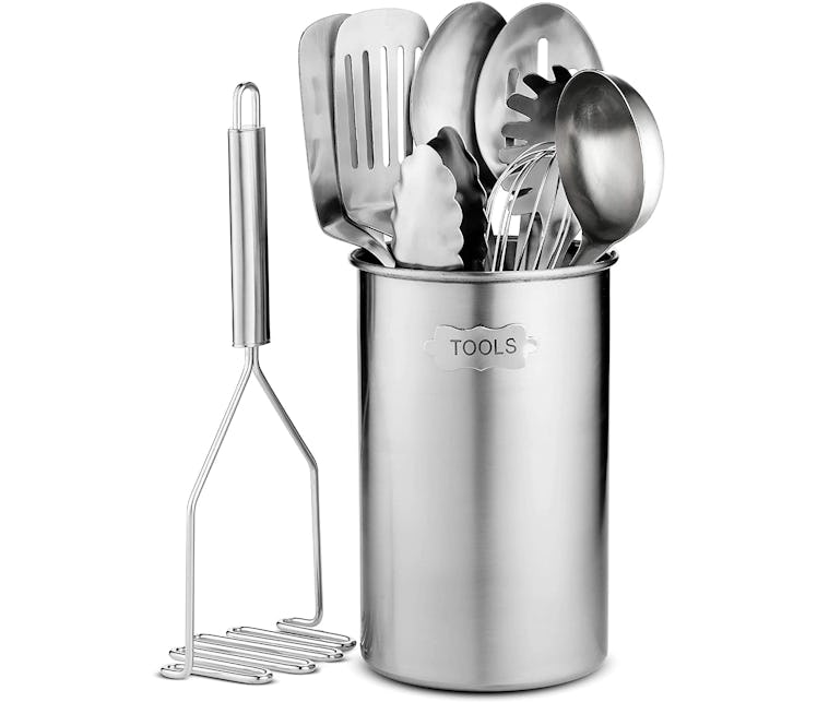  FineDine Stainless-Steel Kitchen Utensil Set (10-Pieces)