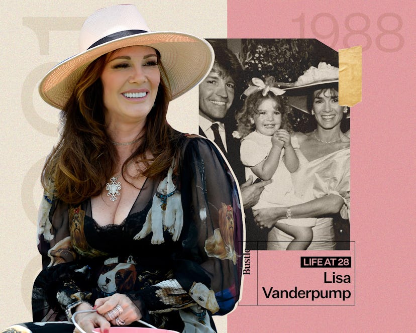 'Real Housewives' star Lisa Vanderpump in 2021 and 1988