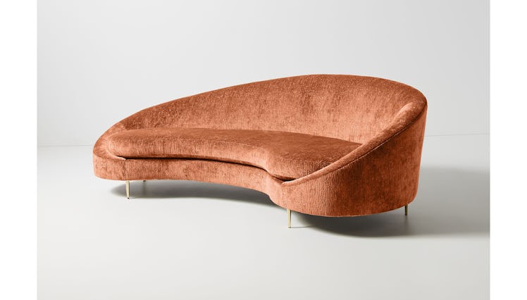 Asymmetrical Serpentine Sofa