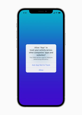 A new screen in iOS 14.5 will ask you if you want apps to track you or not. It’s gonna be hell for F...