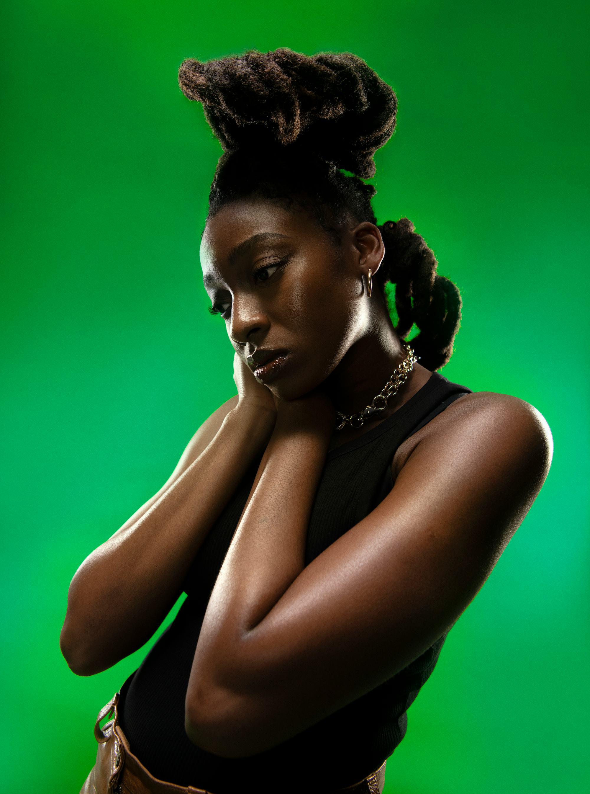 A portrait of Little Simz.